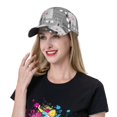 thumbnail image 5 of Pofeuu Cats Group Print Adult Adjustable Embroidered Graphic Baseball Hat for Men and Women, 5 of 6