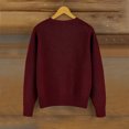 thumbnail image 4 of biudgviw Cardigan for Women Trendy Long Sleeve Button Down Shirts Comfy Soft Crew Neck Knit Sweaters Going Out Outfits, 4 of 4