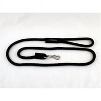 Soft Lines P10606BLACK Dog Snap Leash 0.37 In. Diameter By 6 Ft. - Black