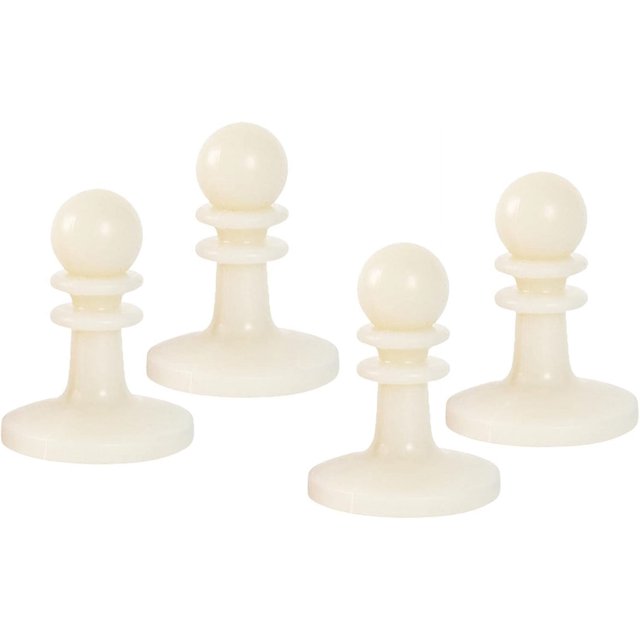 4 Pcs Poteaux de Camping Isolés pour Tente, Protecteur contre la Foudre pour Camping Randonnée Randonneur (Blanc)