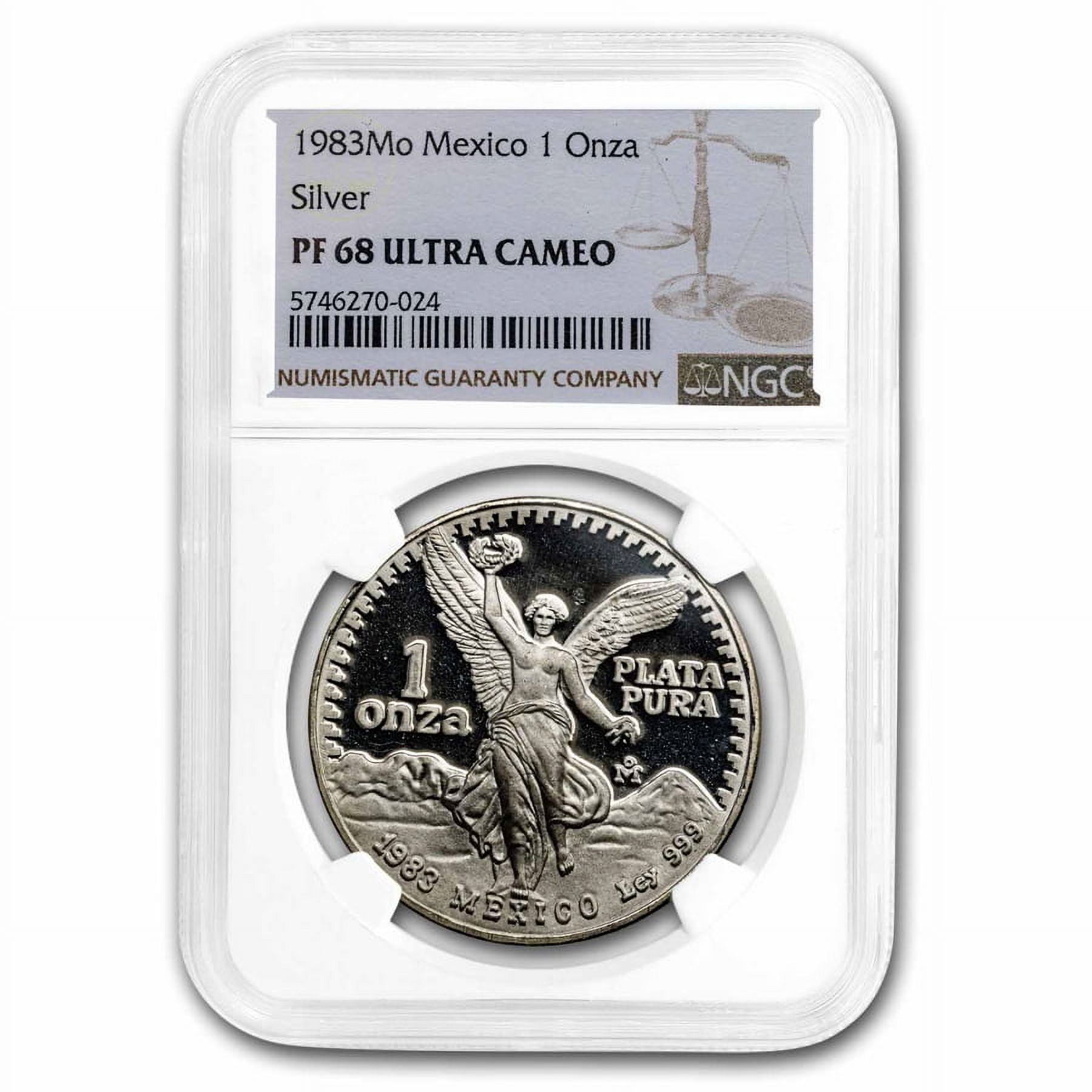 1983 Mexico 8-Coin Silver Libertad Certified Proof PF66-PF68