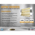 thumbnail image 2 of Infrared Quartz Electric Heater, 1, 3 Phase, Stainless Steel, 480V AC, 2 of 2