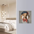 thumbnail image 4 of Yayeee Toggle Light Switch Wall Plate 2-Gang 4.56"x4.48" Decorative Outlet Cover, Yellow Dog Artist, 4 of 7