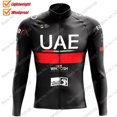 thumbnail image 2 of Chaleco cortavientos para hombre del equipo UAE 2023, color negro, de Eslovenia, para ciclismo, maillot de ciclismo de manga larga aaa MTB, 2 of 5