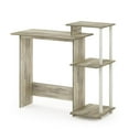 thumbnail image 4 of Furinno Efficient Home Laptop Notebook Computer Desk, Sonoma Oak/White, 4 of 7