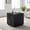 Black, variant on Square Modern MDF Coffee Table with Light Wood Texture - Compact Living Room Accent Table