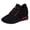 Red, variant on NOKIO Women's We𝖽ge Sneakers Platform Hidden Walking Shoes Versatile 𝖫a𝖼e Up Athlet𝗂c Shoes Lightweight High Top Sport Shoes Fashion Breathable Trainers Shoes