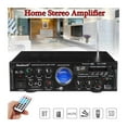 thumbnail image 3 of 600W Bluetooth Power Stereo Amplifier VU Meter FM 2CH USB SD Karaoke Home Amplifiers Theater Digital Amp Car Audio ,Scalable Fun, 3 of 7