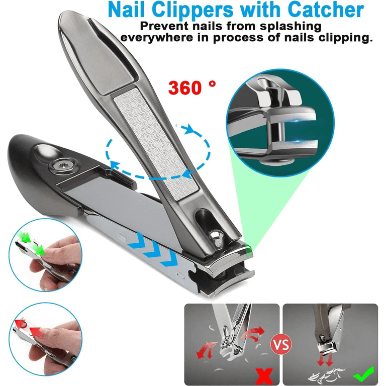 Camkey Professional Nail Clipper Set, 8-Piece Heavy Duty photo 4