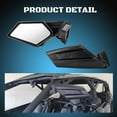 thumbnail image 2 of X3 Side Mirrors, A & UTV PRO X3 Racing Mirrors for Can am Maverick X3 Max Turbo R 2017 2018 2019 2020 2021 2022 2023 2024 Adjustable Breakaway X3 Mirrors Accessories, Replace OEM #715002898, 2 of 8