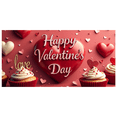 thumbnail image 2 of LUUFILx Valentine's Day Banner Backdrop Romantic Decorations Heart Design Wedding Party Photo Background Celebration Event Decor Supplies, 2 of 8