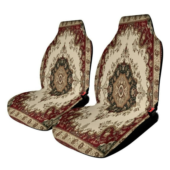 Bohemia Car Seat Cover Set Auto Front Bucket Cushion Protect Accessories 2 Piece