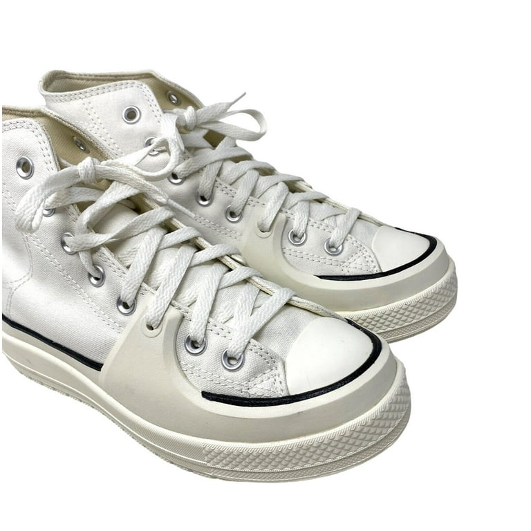Converse Ctas Construct High Shoes Skate White Canvas Casual