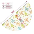 thumbnail image 3 of Sikiie Snake And Cactus 30-48 inches {designName} Print Christmas Tree Skirt Snowman Xmas Tree Skirt with Edge Christmas Decorations for Holiday Party48", 3 of 7