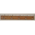 thumbnail image 3 of Wooden Mallet HCR-5NLO 5 Hook Coat Rack in Light Oak - Nickel, 3 of 3