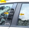 thumbnail image 2 of CHROME Pillar Posts for Cadillac XTS 2013-2018 Black Moldings Cover Trim 6Pcs, 2 of 4