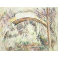 thumbnail image 2 of Paul Cézanne 14x12 Gold Ornate Wood Frame and Double Matted Museum Art Print Titled - The Pont Des Trois Sautets (1906), 2 of 4