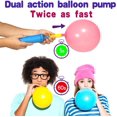 thumbnail image 3 of MINKUROW Balloon Pump Handheld Inflator Birthday Balloons Perfect Party Balloon Hand Manual Inflar Globos Lightweight Durable 2 Packs (2 pack), 3 of 7