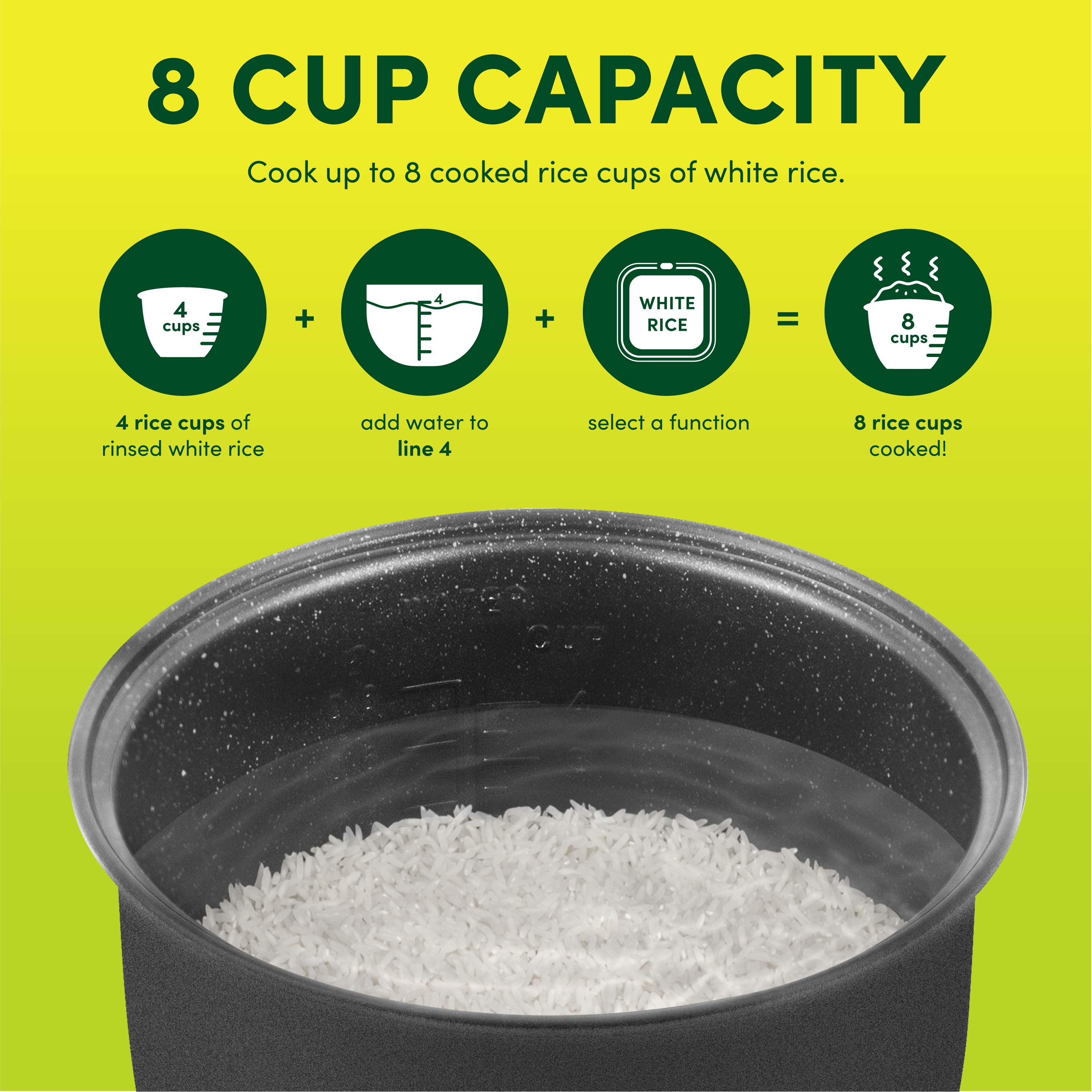 Aroma 8-Cup Digital Rice Cooker & Food Steamer photo 4