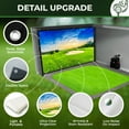 thumbnail image 6 of Impact Sports Technologies Indoor Golf Screen High Definition Premium 4k Projection Screen with Blackout Backing and Bungees, 9'10" x 11'5.8'', 6 of 10