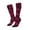 2 Black-2, variant on Women Crew Soft Moisture-wicking Socks Burgundy Tie Dye Pattern Design Cotton Socks, One Size fit All