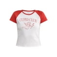 thumbnail image 3 of No Boundaries Graphic Print Cotton Baby Tee, Women's, 3 of 5