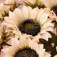PGYmaoyi 6PCS Sunflowers Artificial Flowers, Fake Silk Sunflower with
