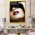 thumbnail image 3 of Designart 'Portrait Of Modern Girl With Mask' Modern Framed Art Print, 3 of 4