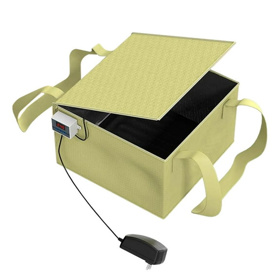 kowaku Bread Bread Making Proofing Box with Handle, Warming Mat Foldable Sourdough Starter Warmer for Making Bread Baking