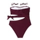 thumbnail image 4 of Traje de baño de una pieza ajustado con sujetador para mujer, traje de baño de una pieza, traje de baño cómodo de una pieza, conjunto de Bikini de una pieza OAVQHLG3B Store  lin121212, 4 of 4