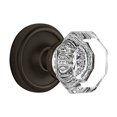 thumbnail image 2 of Nostalgic Warehouse Classic Rosette Waldorf Octagonal Round Door Knob, 2 of 4