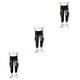 thumbnail image 2 of Minnieouse Pantalones Harem cómodos de poliéster para hombres - Pantalones casuales de moda y con múltiples bolsillos Moda D264black M Type1 NO1, 2 of 6