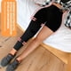 thumbnail image 4 of Pantalones cortos de ciclismo para mujer, mallas ajustadas de siete puntos, transpirables, de cintura alta, para verano, 4 of 4