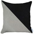 thumbnail image 2 of Bohemian Handmade Decorative Throw Pillow Solid Jacquard 18" x 18" Ivory & Black Square Pillowcase for Couch, Bedding, 2 of 8