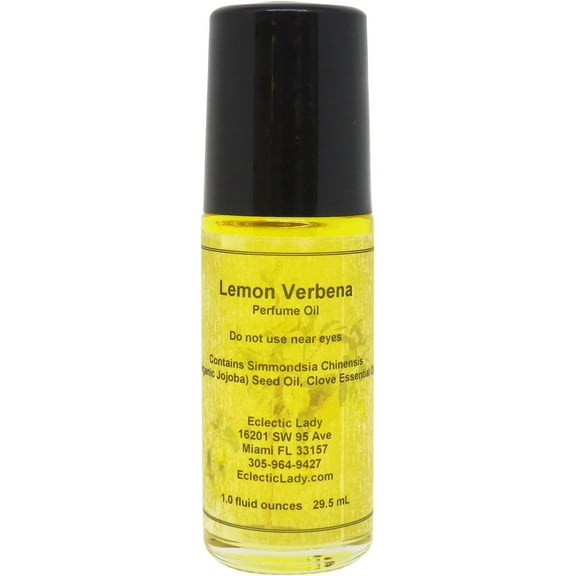Lemon Verbena Perfume Oil, 1.0 Oz Portable Roll-On Fragrance with Long-Lasting Scent, Fresh, Wonderful Aroma for Spring & Summer, Floral & Fruity Perfume for Men & Women For Daily Use