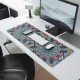 thumbnail image 2 of Add Pizzazz to Your Office: Mandala Design Mouse Mat - Small Size, Non-Slip, Waterproof, Cute Design, Stitched Edge (31.5x11.8 Inch), 2 of 7