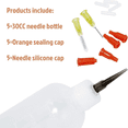 thumbnail image 2 of 5 Pack 30cc Needle Glue Squeeze Bottle, Precision Tip Applicator,Easy to Use, 2 of 5