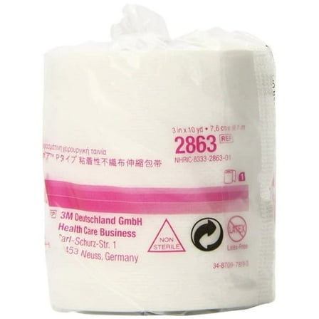3M Medipore H Hypoallergenic Soft Cloth Surgical Tape 3 x 10 yds, individually wrapped single roll