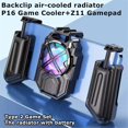 thumbnail image 5 of Mango auxiliar para juegos de teléfono móvil con ventilador de refrigeración para controlador de gamepad Pubg con accesorios de juego Enfriador de juegos, 5 of 5