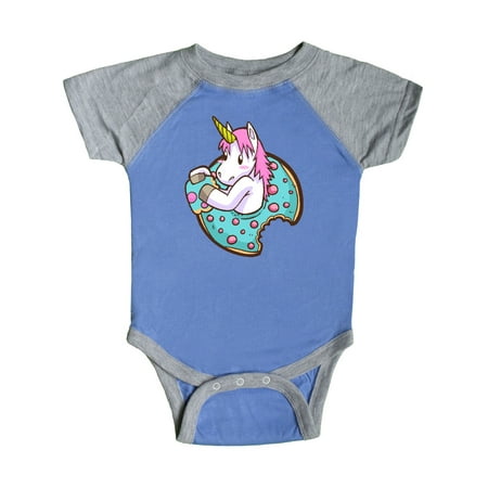 

Inktastic Unicorn Donut Gift Baby Boy or Baby Girl Bodysuit