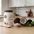 thumbnail image 2 of NBF - Aceite de Coco Org&aacute;nico Extra Virgen | Prensado en Fr&iacute;o | Ideal para Cocinar y Hornear | Con Sabor y Olor | No GMO, 1L, 2 of 8