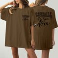 thumbnail image 5 of Camiseta de Cuello Redondo Impresa Delantera Y Trasera de Béisbol de las Mujeres de Verano, Camisetas Cortas Casuales Ligeras para las Mujeres, 5 of 5