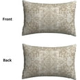 thumbnail image 2 of Boho Pillow Covers 12x20 Set of 2, Brown Carpet Pattern Decorative Outdoor Throw Pillows Linen Ethnic Design Farmhouse Cushion Pillow Covers for Sofa Couch Outdoor Decor, 2 of 6