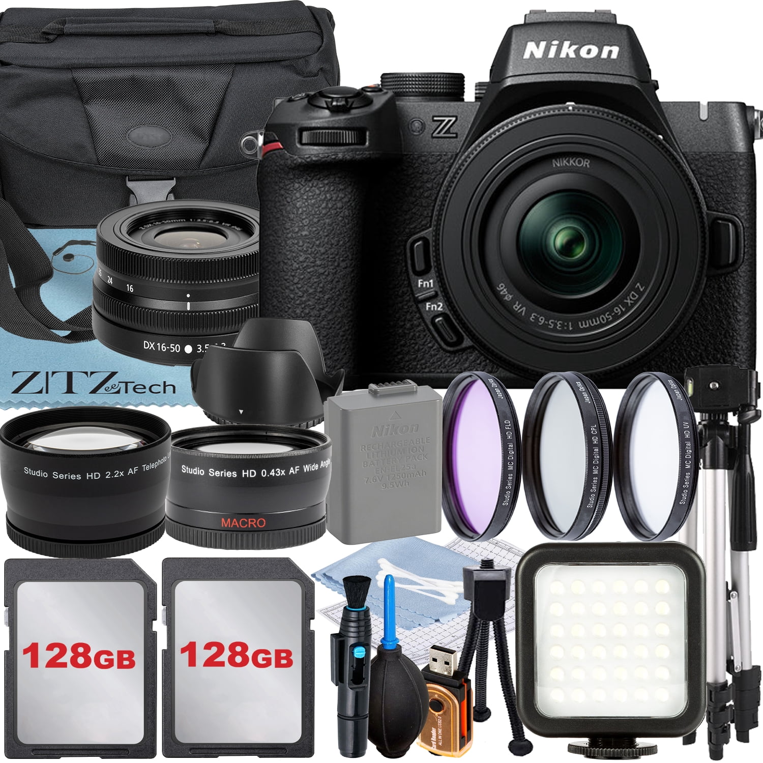 Nikon Z50 II Mirrorless Camera with NIKKOR Z DX 16-50mm VR Lens +