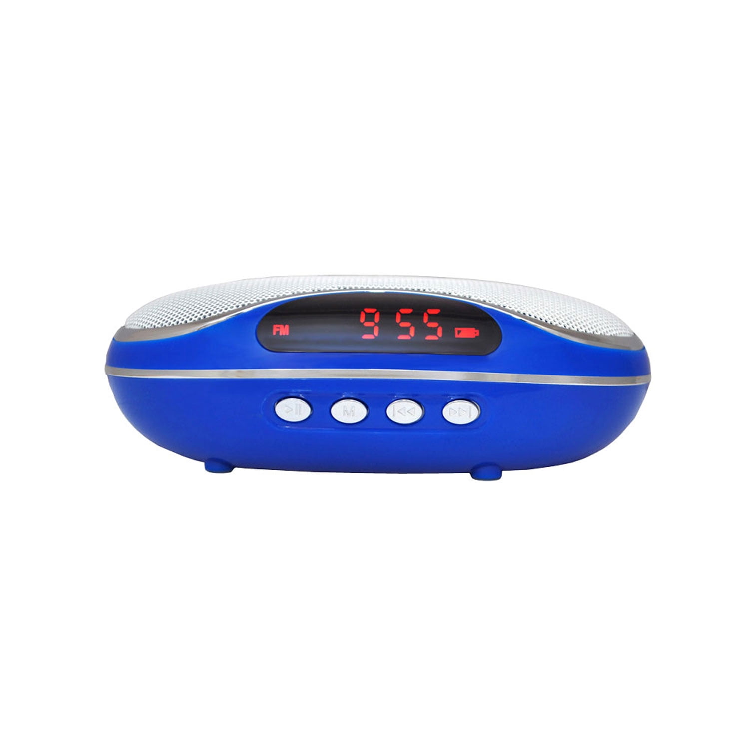 Pyle Portable MP3 Speaker Player With Battery, LED Display, MP3/Micro