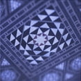 thumbnail image 1 of Ahgly Company Machine Washable Indoor Square Transitional Light Slate Blue Area Rugs, 5' Square, 1 of 7