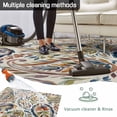 thumbnail image 5 of Paisley Flower Outdoor Rug for Patio/Deck/Porch, Non-Slip Large Area Rug 3 x 5 Ft, Spring Watercolor Vintage Floral Leaf Plant Indoor Outdoor Rugs Washable Area Rugs, Camping Rug Carpet Runner, 5 of 8