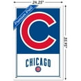 thumbnail image 3 of MLB Chicago Cubs - Logo 22 Wall Poster, 22.375" x 34" Framed, 3 of 5