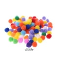 thumbnail image 2 of SUNRI 100Pcs Soft Round Fluffy Craft PomPoms Ball Mixed Color Pom Poms 20mm DIY Crafts DIY, 2 of 6