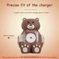 thumbnail image 3 of Soporte Del Cargador Lindo Oso Cargador Inalámbrico Cradle Dock Stand para Apple Watch Ultra 49mm (Marrón), 3 of 7